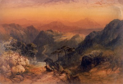 Gebirgige Landschaft von James Burrell Smith